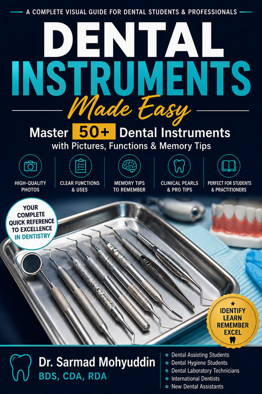 Dental Instruments Made Easy: A Practical Guide to 50+ Essential Dental Instruments (PDF eBook)